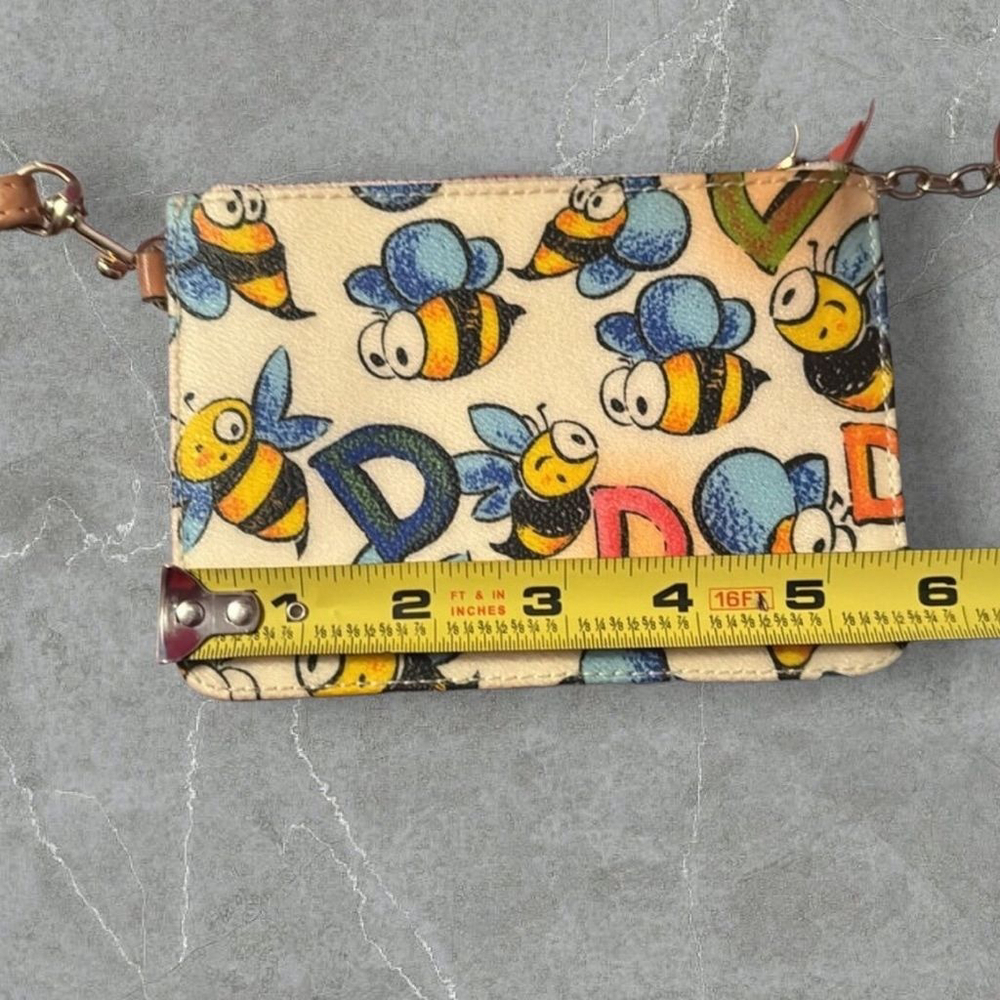 Dooney & Bourke Bumble Bee Medium Wristlet - Picture 9 of 10